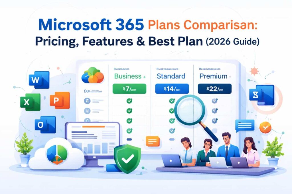 Microsoft 365 plans comparison