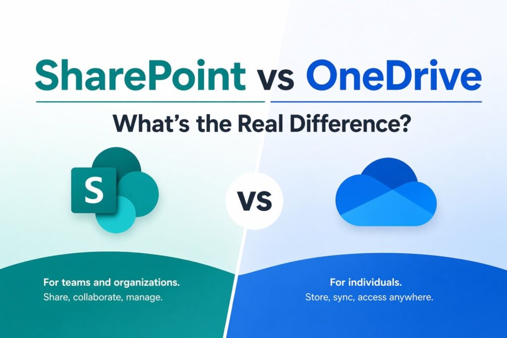 sharepoint vs onedrive