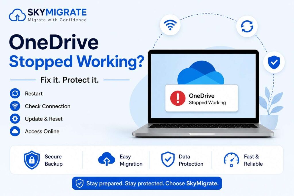 Microsoft OneDrive Stopped Working