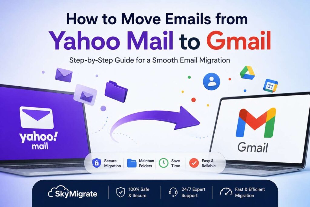 How to Move Emails from Yahoo Mail to Gmail