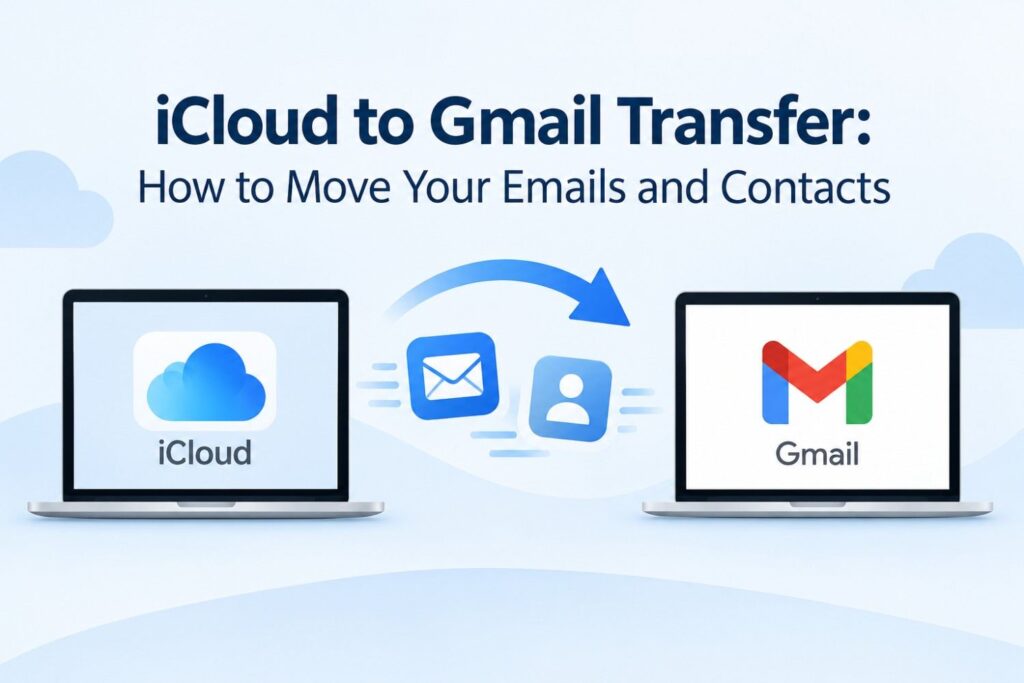 iCloud to Gmail Transfer: How to Move Your Emails and Contacts 1 iCloud to Gmail transfer steps for emails and contacts